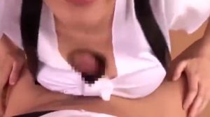 『せんせぇ、これどぅお？』JKのM乳で挟射 着衣主観ノーハンドパイズリでズリズリww